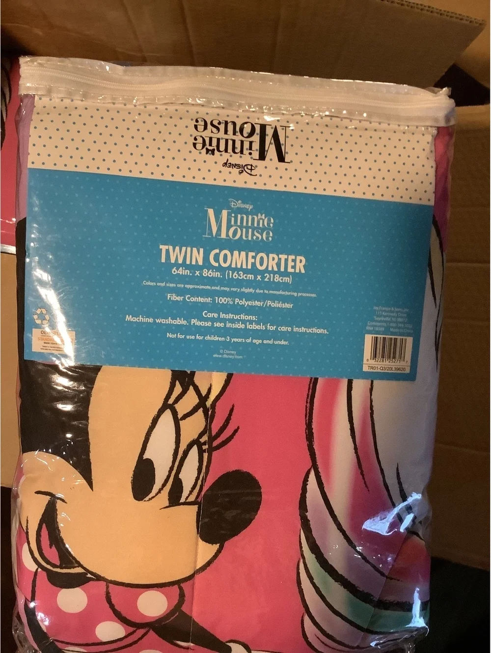 Disney Minnie Mouse Twin Comforter 64in x 86in